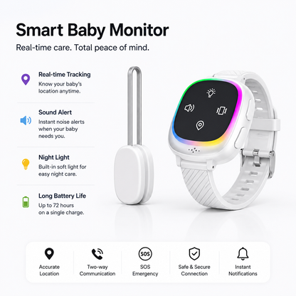 Relivora DryGuard™ Smart Diaper Wet Alert System