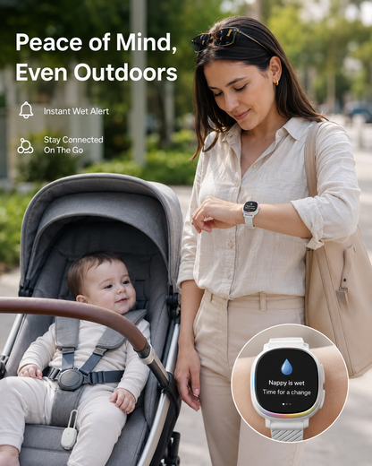 Relivora DryGuard™ Smart Diaper Wet Alert System