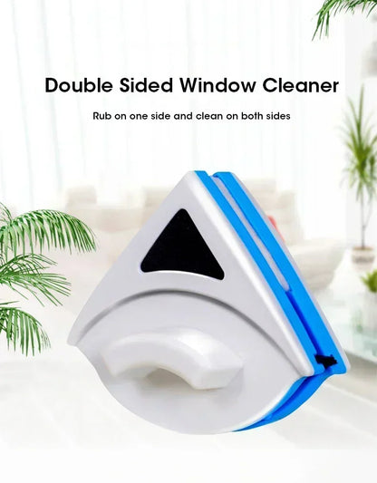 2026 Powerful Magnetic Window Cleaner Dual Sided High Efficiency Glass Cleaning Tool Durable Reusable for Home Clean Cotton