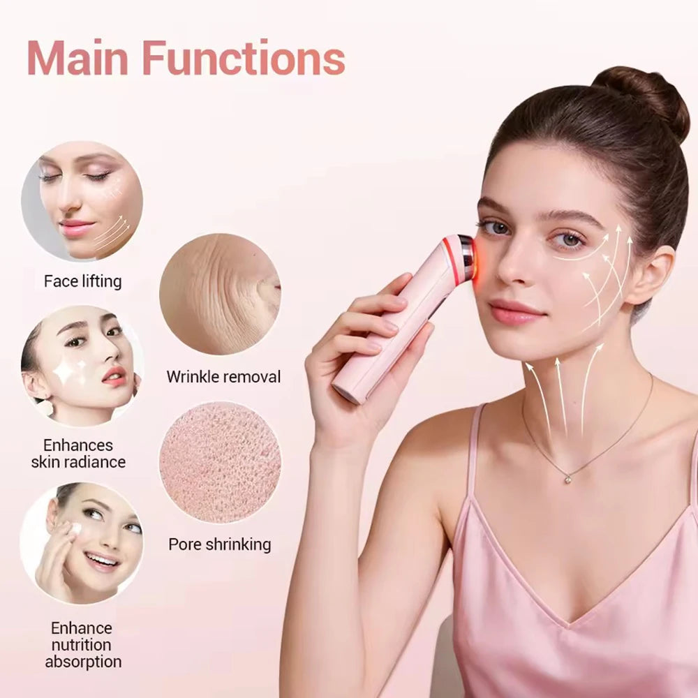 4 Colors Age-R Booster Pro Facial Skin Care Anti Wrinkle Beauty Device EMS Microcurrent Lift Massager Home Use Beauty Skin Care