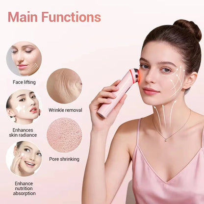 4 Colors Age-R Booster Pro Facial Skin Care Anti Wrinkle Beauty Device EMS Microcurrent Lift Massager Home Use Beauty Skin Care