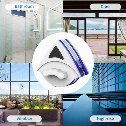 2026 Powerful Magnetic Window Cleaner Dual Sided High Efficiency Glass Cleaning Tool Durable Reusable for Home Clean Cotton