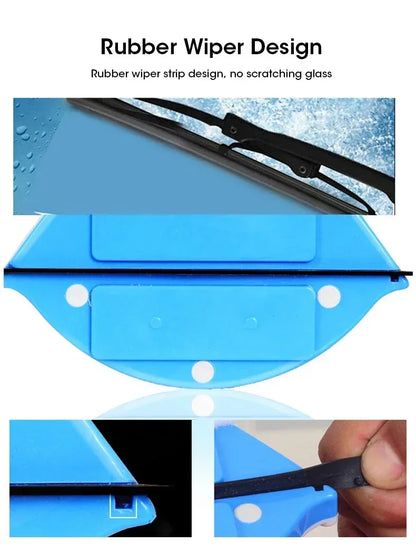 2026 Powerful Magnetic Window Cleaner Dual Sided High Efficiency Glass Cleaning Tool Durable Reusable for Home Clean Cotton