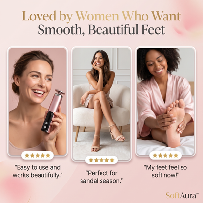SoftAura™ PediSmooth Pro – Electric Foot Callus Remover